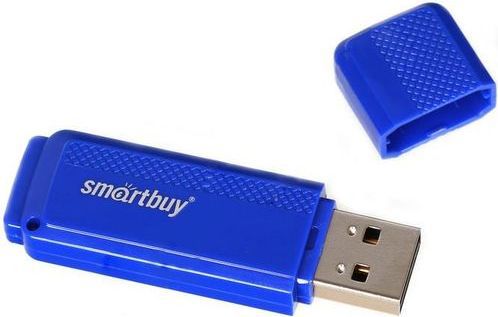 Флешка SmartBuy SB32GBDK-B 32GB Dock Blue 32Гб синий