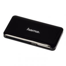Картридер HAMA H-114837 SD всех стандартов Slim USB 3.0 поддерживает SDXC/microSDXC черный