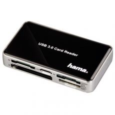 Картридер HAMA H-39878 всех стандартов All in One USB 3.0 поддерживает UDMA SDXC черный