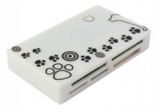 Картридер PC PET CR-215DWH USB 2.0 24 in 1 Dog White