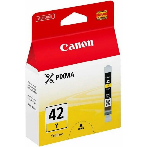 Картридж для принтера и МФУ Canon CLI-42Y желтый, [6387B001]