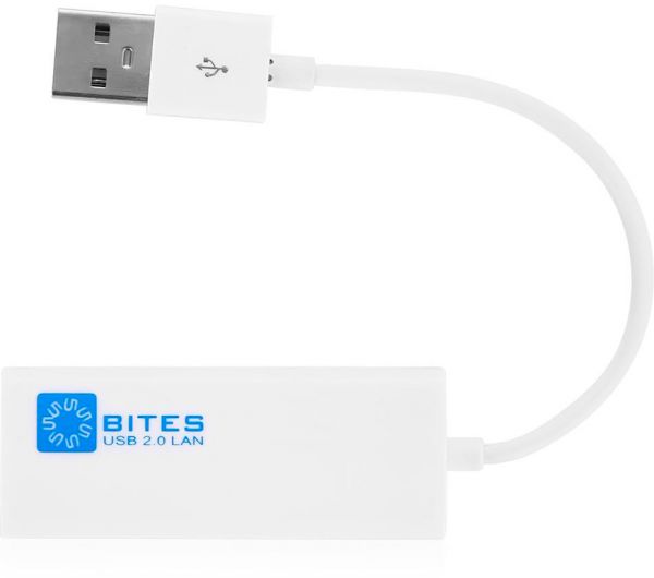 Переходник 5bites UA2-45-02WH USB2.0=>Ethernet RJ-45